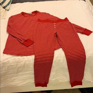 Stars Above Red and white striped Pajamas